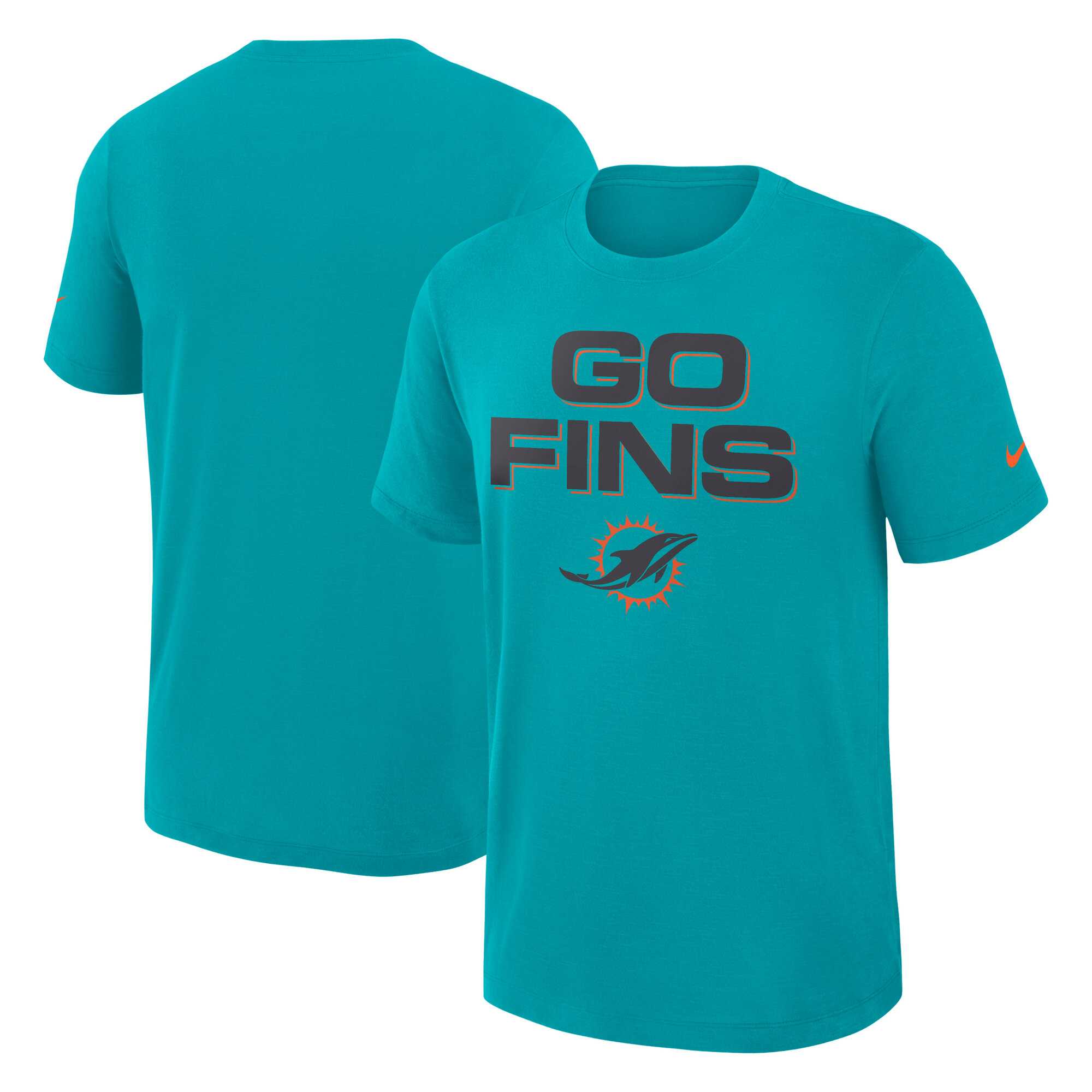 Miami Dolphins Nike Rivalry Dri-FIT Cotton Slub T-Shirt - Herren Image