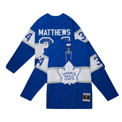 Toronto Maple Leafs Auston Matthews 1995 Power Play Centennial Classic Trikot von Mitchell & Ness – Blau – Herren Image