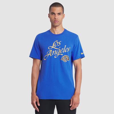 Los Angeles Rams Nike Rivalry Dri-FIT Cotton Slub T-Shirt - Herren Image