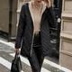 Per donna Giacca imbottita Giacca trapuntata Giacca Casual Confortevole Traspirante Cerniera Tasca Casual Semplice Vacanza Streetwear Casuale Abbigliamento quotidiano Cerniera Lungo Con Cappuccio