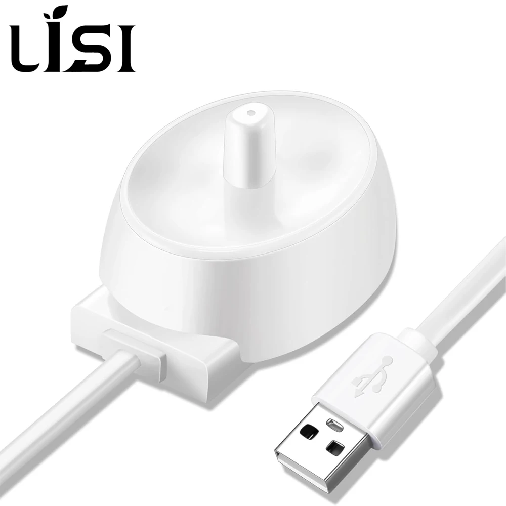 LISI USB-Ladestation, passend für Oral B elektrische Zahnbürste, sicher, zuverlässig, tragbar, wasserdicht, induktive Ladestation für Reisen Image