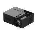Mini proiettore YT100 con schermo di visualizzazione Wi-Fi wireless, specchio con supporto per smartphone iOS e Android, ingresso USB, proiettore tascabile per film classici di animazione per bambini