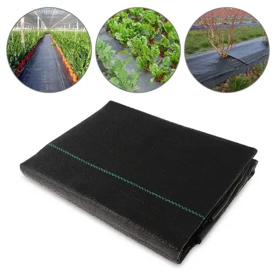 Flower Beds Landscape Ground Cover Sheet Fabric Membrane EASY TO USE Garden Weed Control Gardening PE