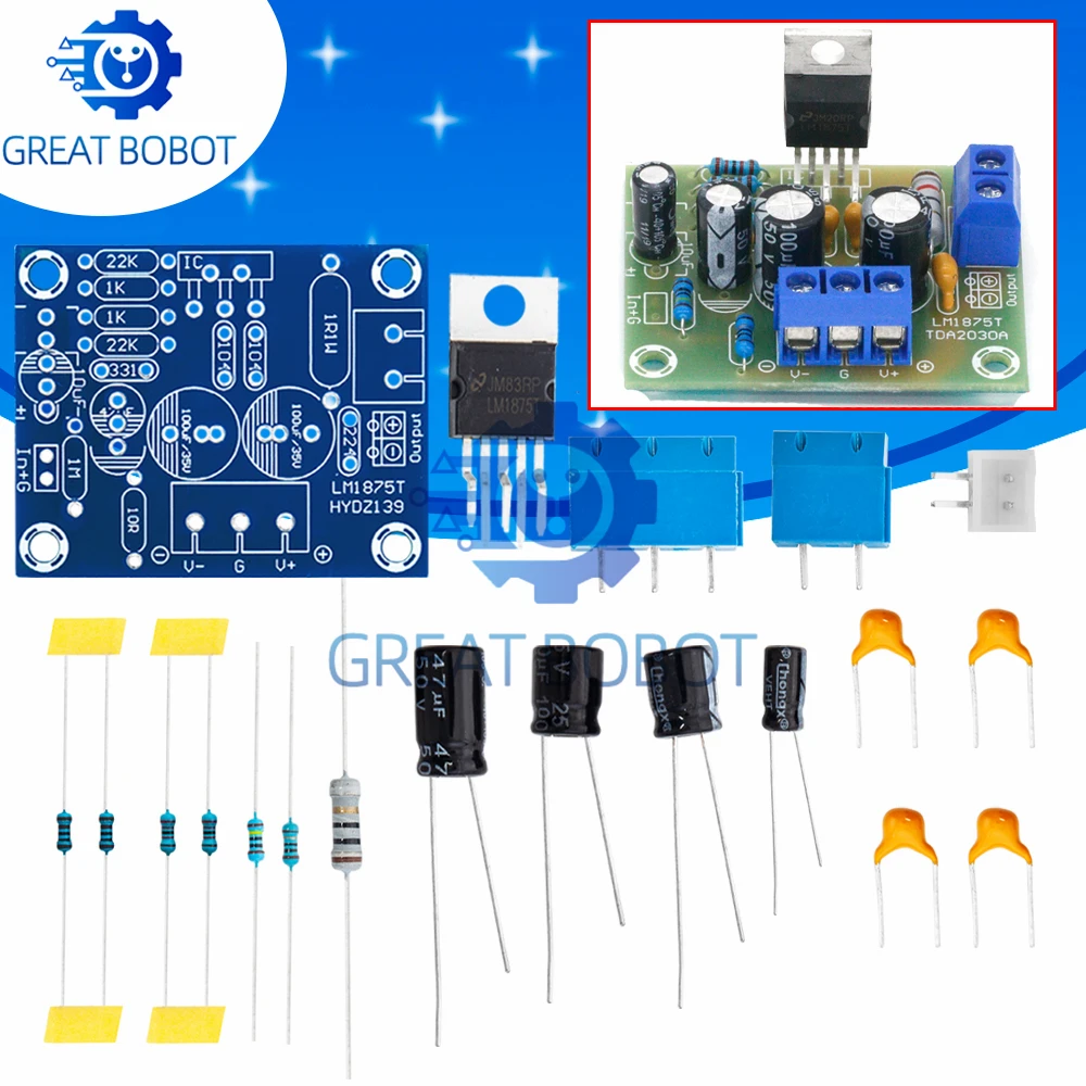 BS LM1875T--Mono Boom Level Power 30W Verstärkerplatine Lautsprecher Leistungsverstärker PCB Produktion DIY Kit LM1875 Image
