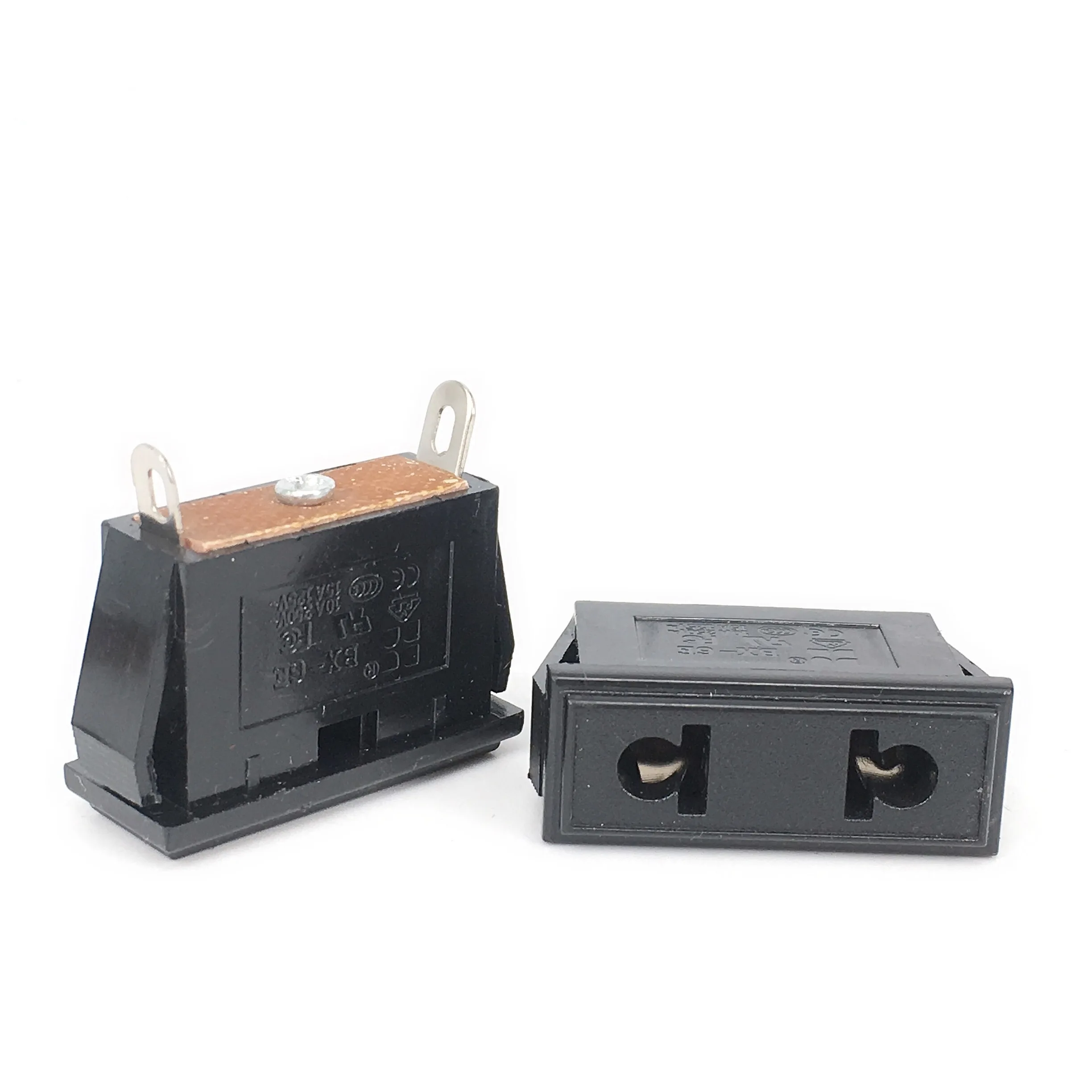Bolantedz 5 Stück USV-Steckdose AC-Buchse US EU-Stecker AC 10A 250V Steckdose BX-6E Image