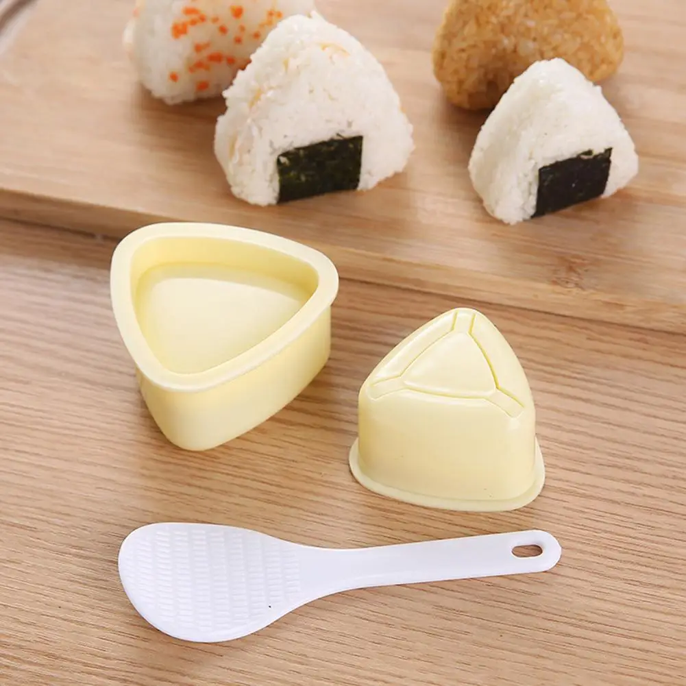 Neue DIY Sushi Form Onigiri Reis Ball Lebensmittel Presse Dreieckige Sushi Maker Form Japanische Home Küche Bento Zubehör Werkzeuge Image