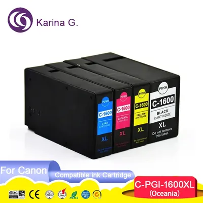 PGI-1600XL PGi1600XL PGi1600 Premium Color Compatible Printer Ink Cartridge for Canon MAXIFY MB2060 MB2160 MB2760 Printer