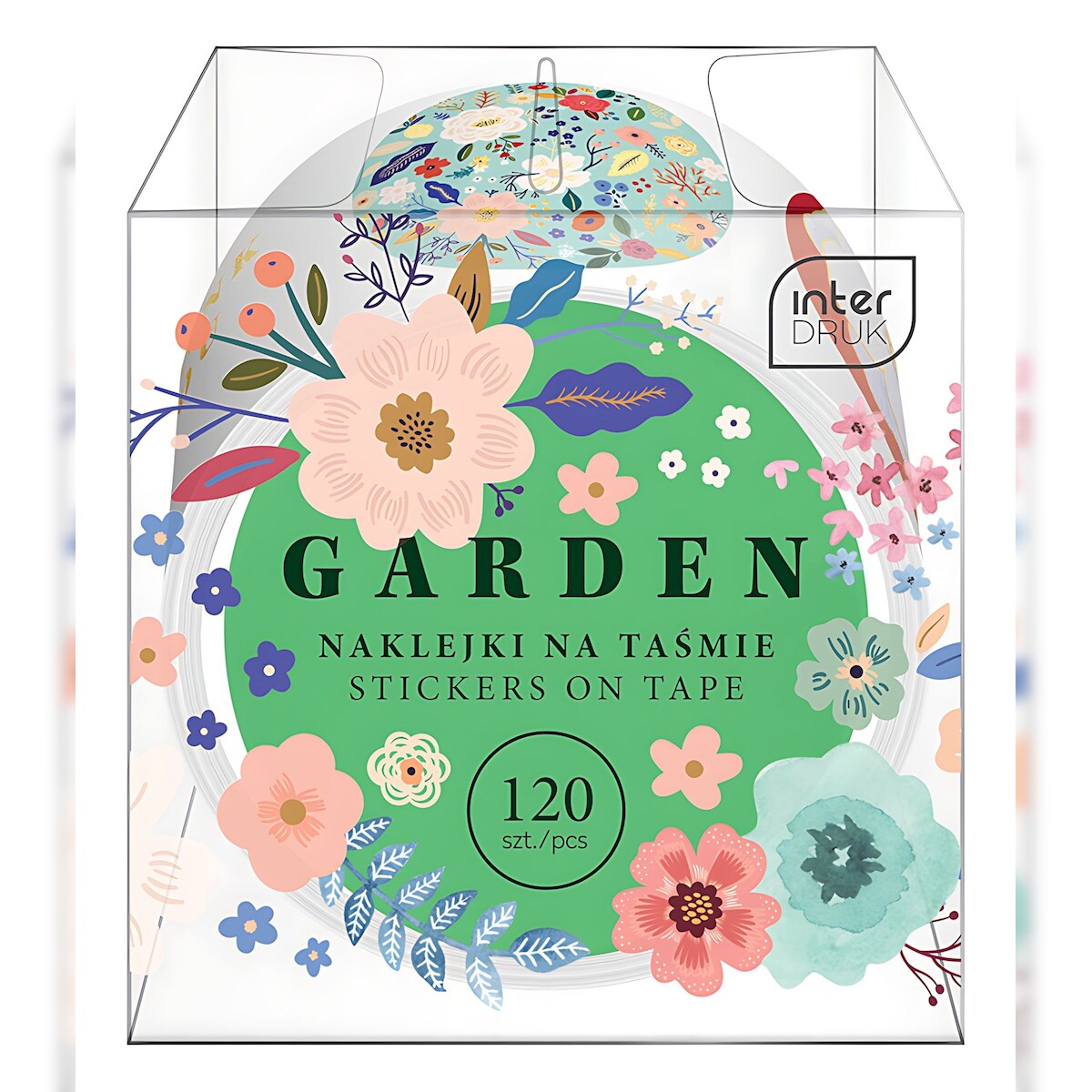 Interdruk Stickerrolle / Aufkleberrolle Blumen in 2 Motiven Image