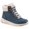 Winterboots SKECHERS "ON-THE-GO STELLAR", Damen, Gr. 40, blau (navy), Lederimitat, Textil, casual, Schuhe, Schnürstiefel, Trekkingschuh mit ULTRA GO Dämpfung