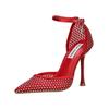 High-Heel-Pumps STEVE MADDEN "STEVE MADDEN Pumps Lederimitat/Textil", Damen, Gr. 39, rot (cherry), Lederimitat, Textil, elegant, Schuhe