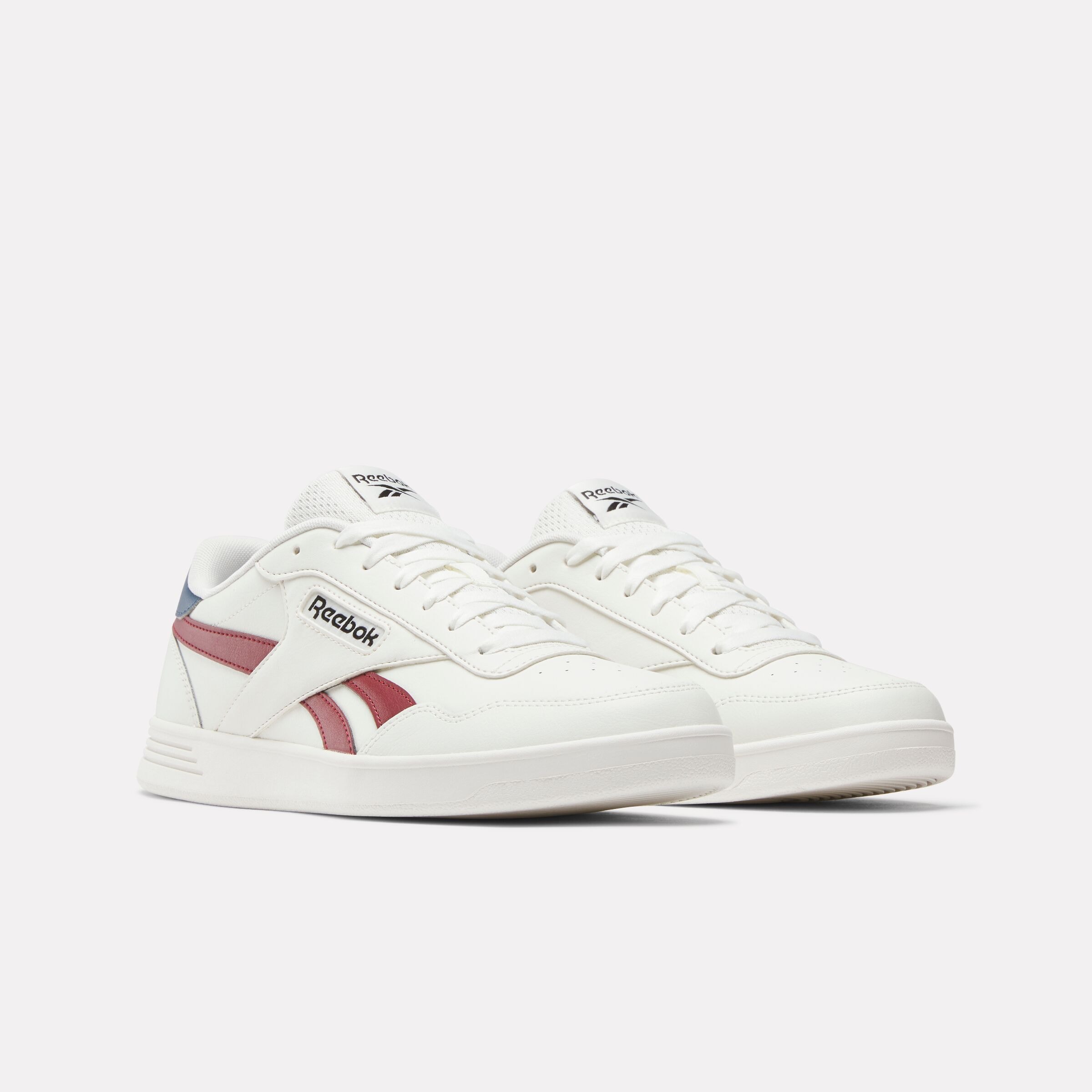 Sneaker REEBOK CLASSIC "REEBOK COURT ADVANCE", Damen, Gr. 37,5, rot (chalk, chalk, retrorot), Synthetik, Schuhe Sneaker