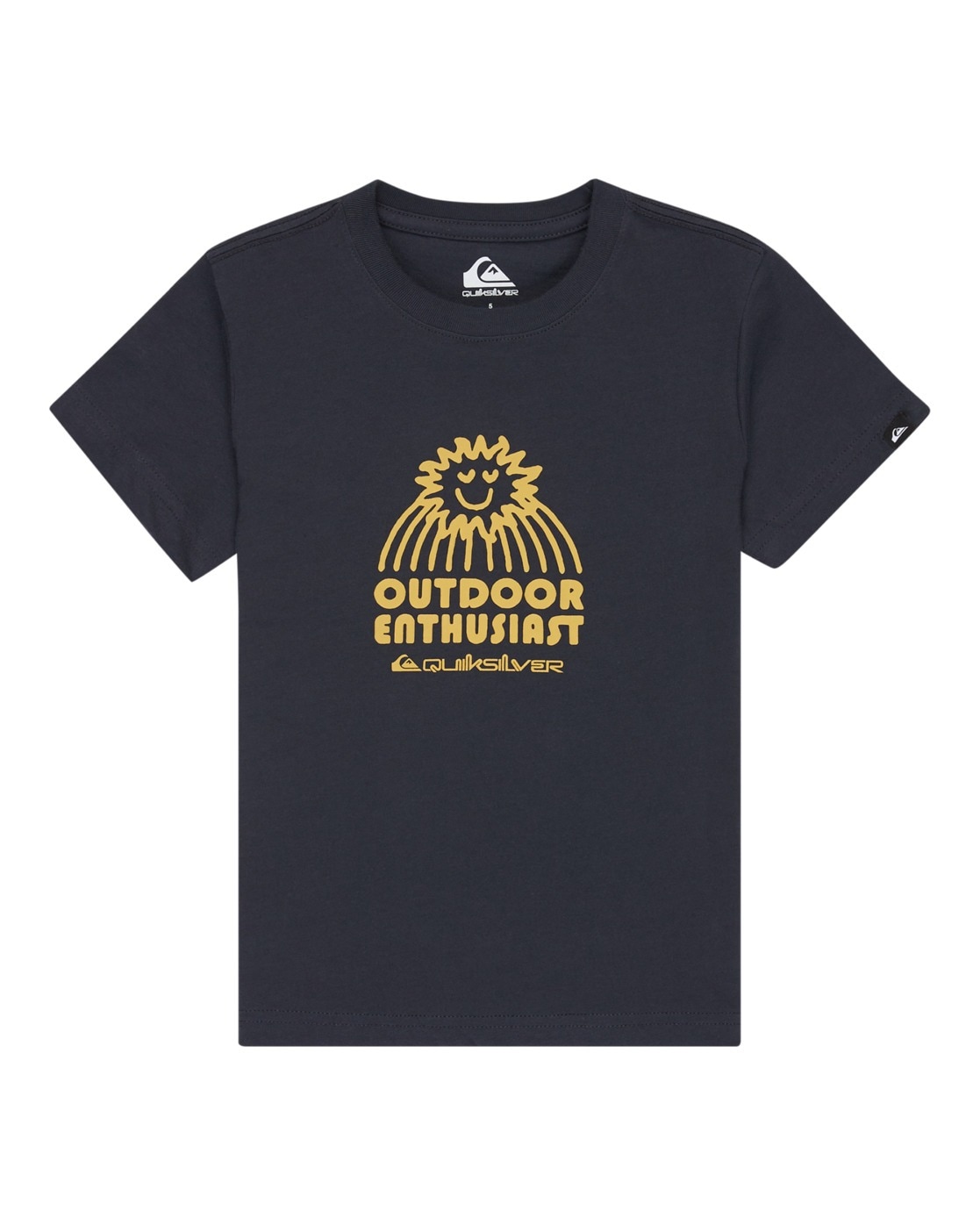 T-Shirt QUIKSILVER "Ev Spot On", Kinder, Gr. 7(121-126cm), india ink, 100% Baumwolle, Shirts Image