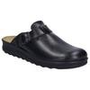 Pantoffel JOSEF SEIBEL "Metz 240", Herren, Gr. 47, schwarz, Leder, klassisch, Schuhe, Clog, Flats, Hausschuh, Komfortschuh in Schuhweite H