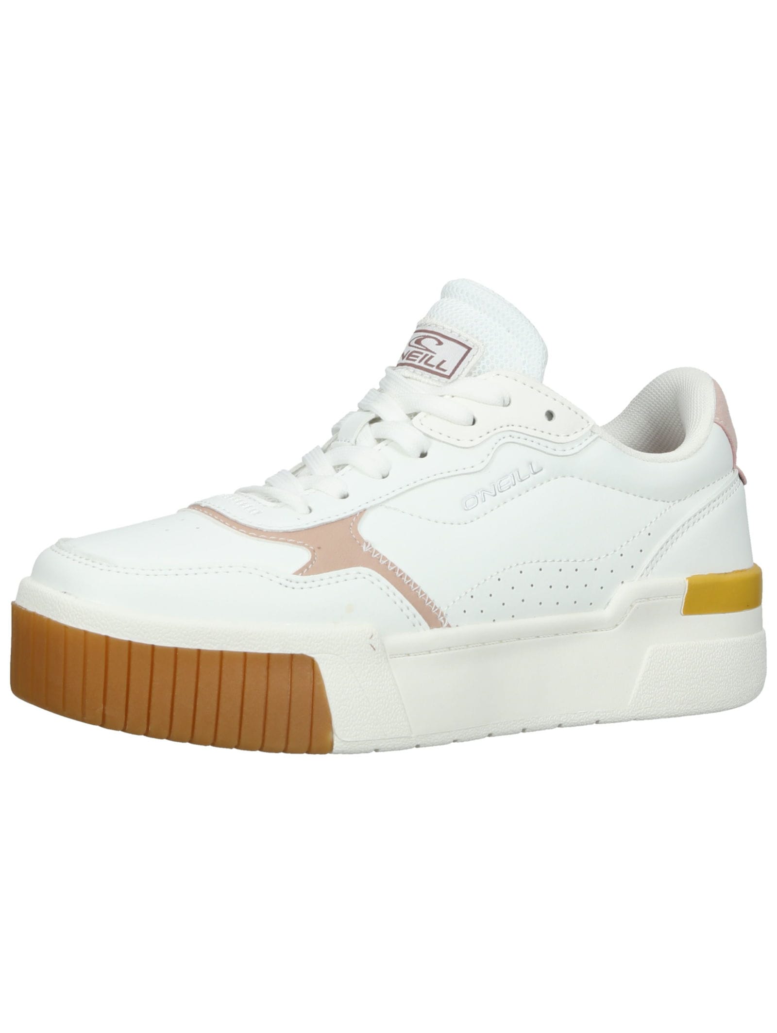Sneaker O'NEILL "O'Neill Sneaker Polyester", Gr. 38, weiß kombi, Lederimitat, Casual, Schuhe