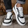 Männer Schuhe Skateboard PU Leder Casual Schuhe Licht Atmungsaktive Wohnungen Freizeit Männlichen Vulkanisierte Schuhe Zu Fuß Turnschuhe Größe 39-45