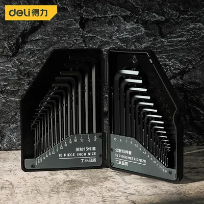 Deli 30Pcs CR-V Stahl Hexagon Wrench Set Universal Schlüssel Metric Allen Schlüssel Schraubendreher-set Auto Reparatur Werkzeuge Haushalt Hand werkzeuge