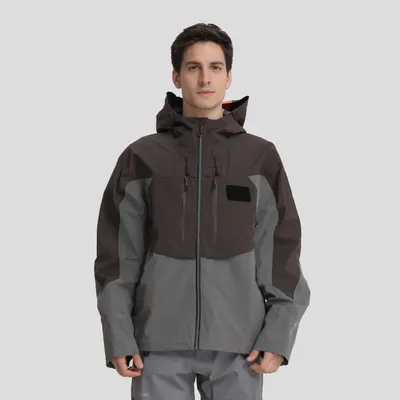 Men Lightweight Guide Windbreaker Fishing Jacket Waterproof Breathable Raincoat Fly Fishing Wader Jacket Wading clothing apparel