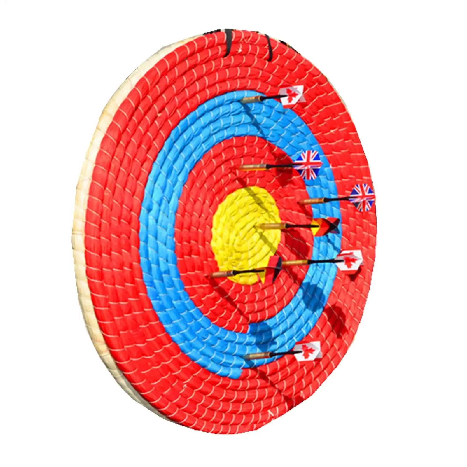 40 cm Gras Ziel In Helle Bunte Stroh Produkte Outdoor Recurve Bogen Bogenschießen Zubehör Schießen Ziel Für Pfeil Und Bogen Image