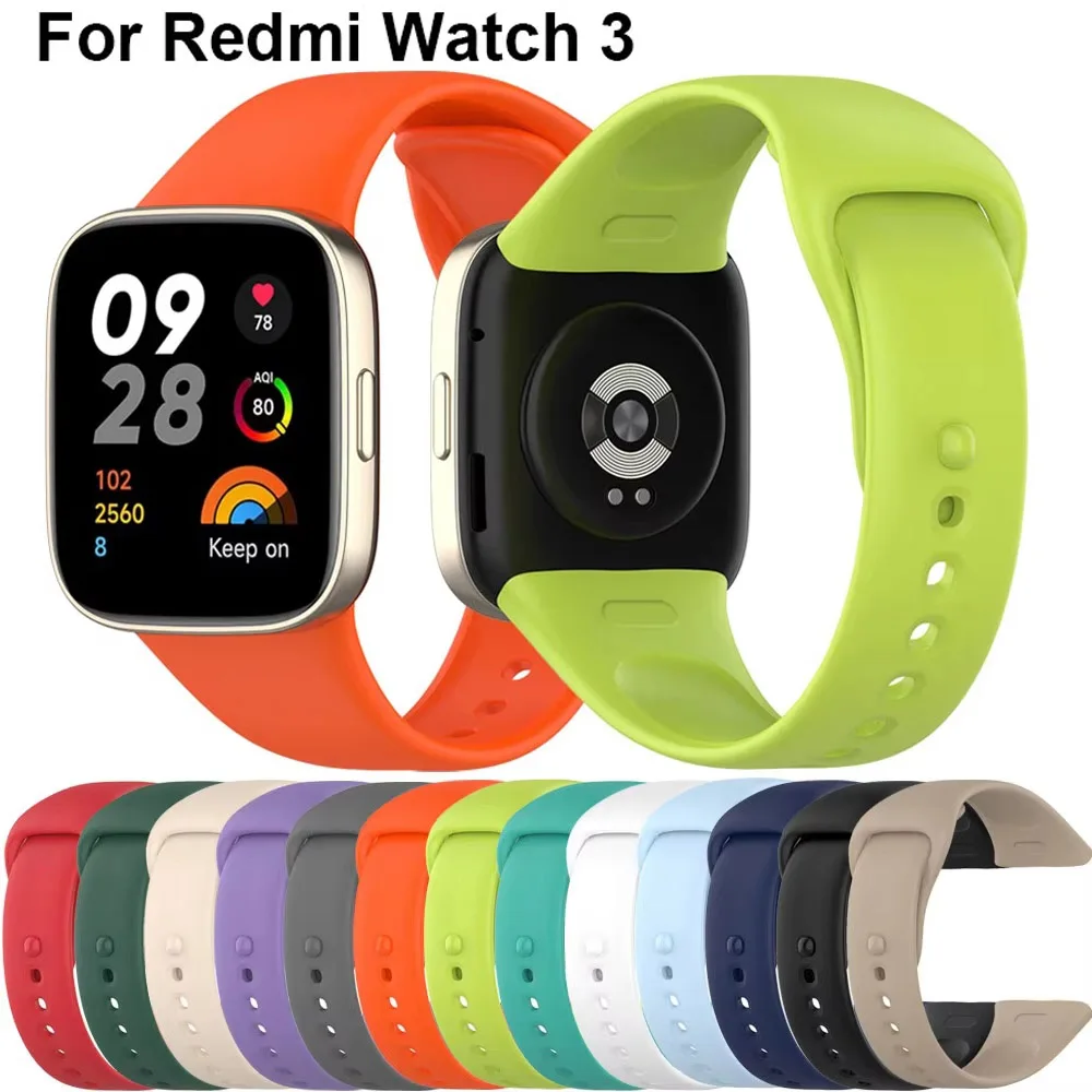 Armband Armband Für Redmi Uhr 3, Original Nicht für lite/aktive Smart Uhr Silikon Armband Armband Zubehör Gürtel correa Image