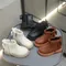 Autunno Inverno Bambino Bambini Stivaletti Super Caldi Ragazzi Ragazze Scarpe Pu Stivali per bambini in pelle Moda Stivali per bambini Scarpe da neve per bambini