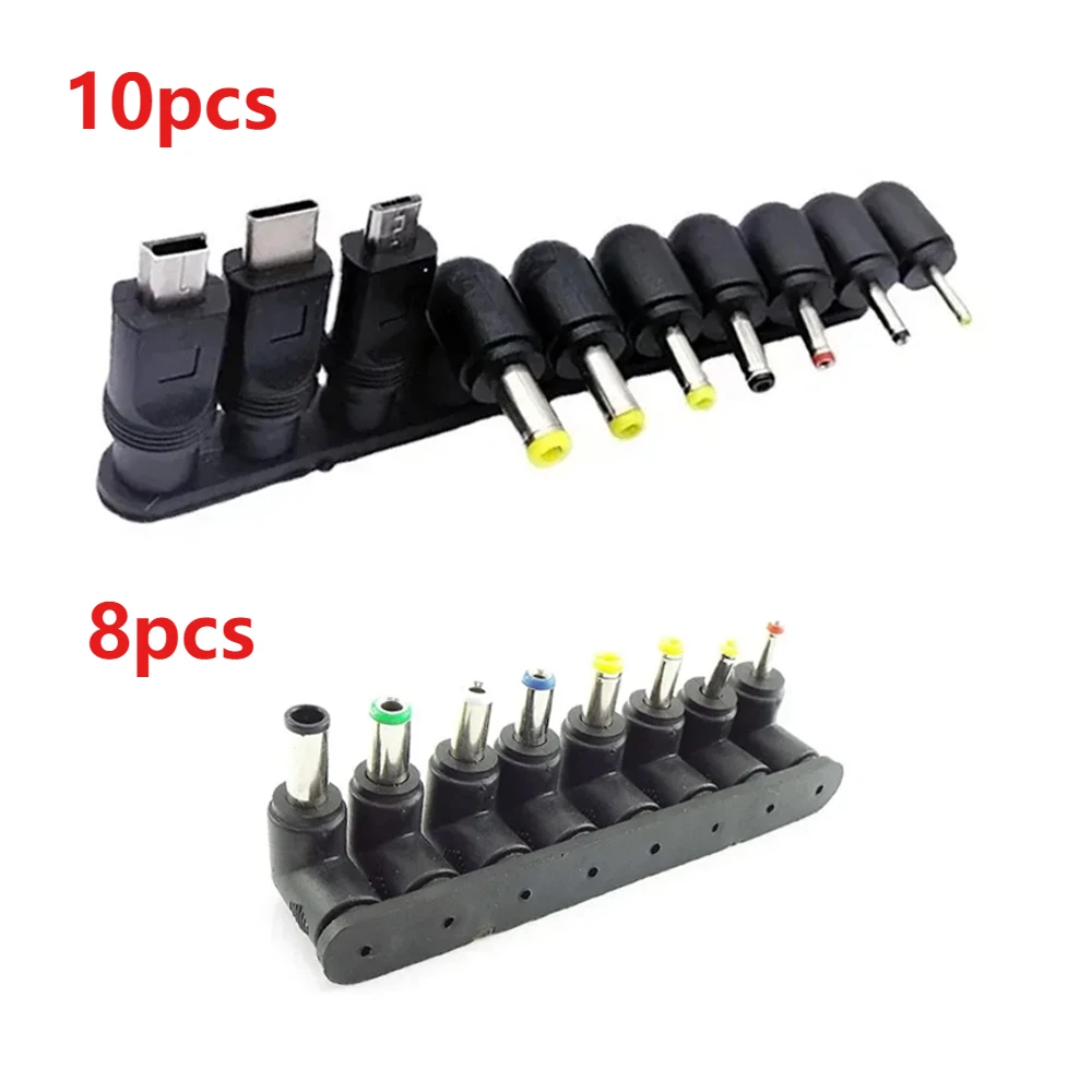 DC Power Anschlüsse Stecker Weibliche 5,5 MM * 2,1 MM Ellenbogen Stecker Konverter 5,5 MM * 1,7 MM 3,8*1,35 MM 4,0*1,7 MM Micro USB Buchse Adapter Image