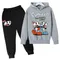 Pantaloni con cappuccio per bambini in due pezzi per bambini Gioco per bambini Set di abbigliamento con cappuccio Cuphead 4-14 anni abbigliamento per bambini Felpe con cappuccio per bambini