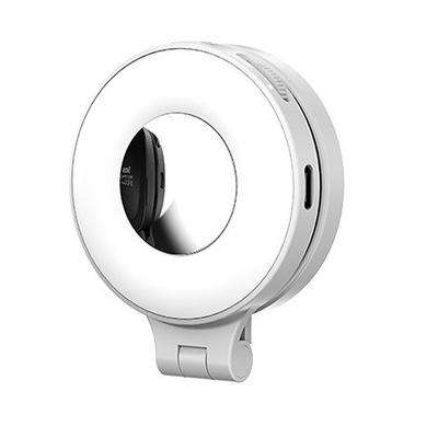 3-in-1 Magnetic Beauty Selfie Light for Phones 360 LED Ring Light with Magnetic, Mirror and Phone Stand, Portable Rechargeable Fill Light with 3 Lights Modes, Gives Perfect Lighting Anywhere