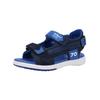 Sandale KICKERS "Kickers Sandalen Leder", Kinder, Gr. 24, blau (marine), Leder, casual, Schuhe