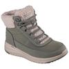 Winterboots SKECHERS "ON-THE-GO STELLAR", Damen, Gr. 39, grün (olivgrün), Lederimitat, Textil, casual, Schuhe, Schnürstiefel, Trekkingschuh mit ULTRA GO Dämpfung, Topseller