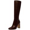High-Heel-Stiefel STEVE MADDEN "STEVE MADDEN Stiefel Lederimitat", Damen, Gr. 41, schwarz, Lederimitat, casual, Schuhe