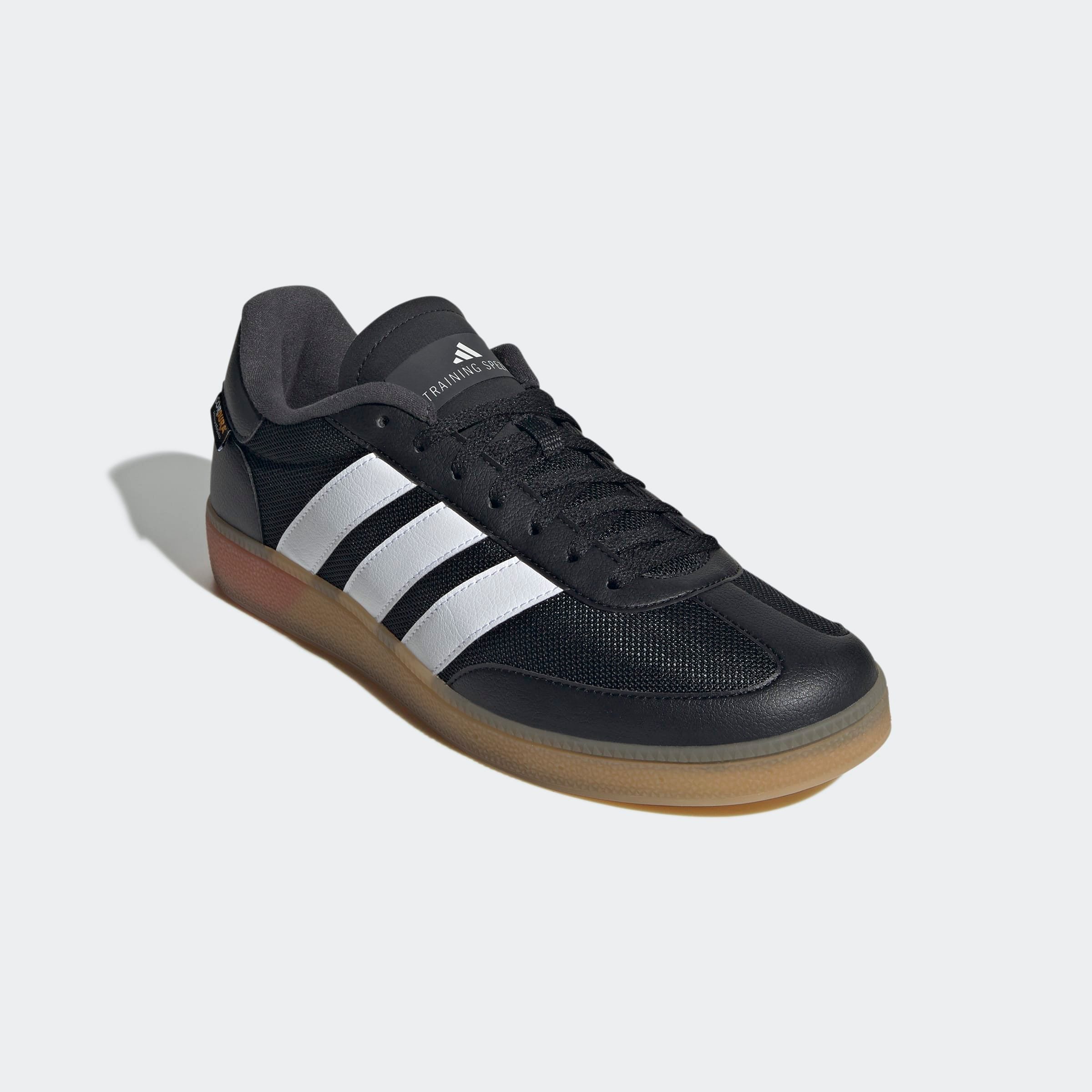 Trainingsschuh ADIDAS PERFORMANCE "SPEZIAL", Herren, Gr. 44, core schwarz, chalk weiß, lucid rot, Synthetik, Textil, Schuhe