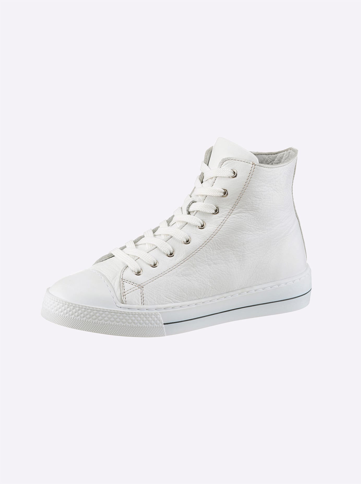 Sneaker ANDREA CONTI, Damen, Gr. 42, weiß, Glattleder, Leder, Rindsleder, Schuhe