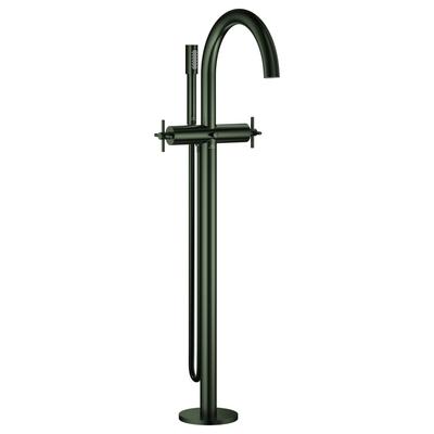 GROHE 2-Griff-Wannenbatterie Atrio 25272 Bodenm. Kreuz-Griff satin graphite, 25272MG0 25272MG0 Image
