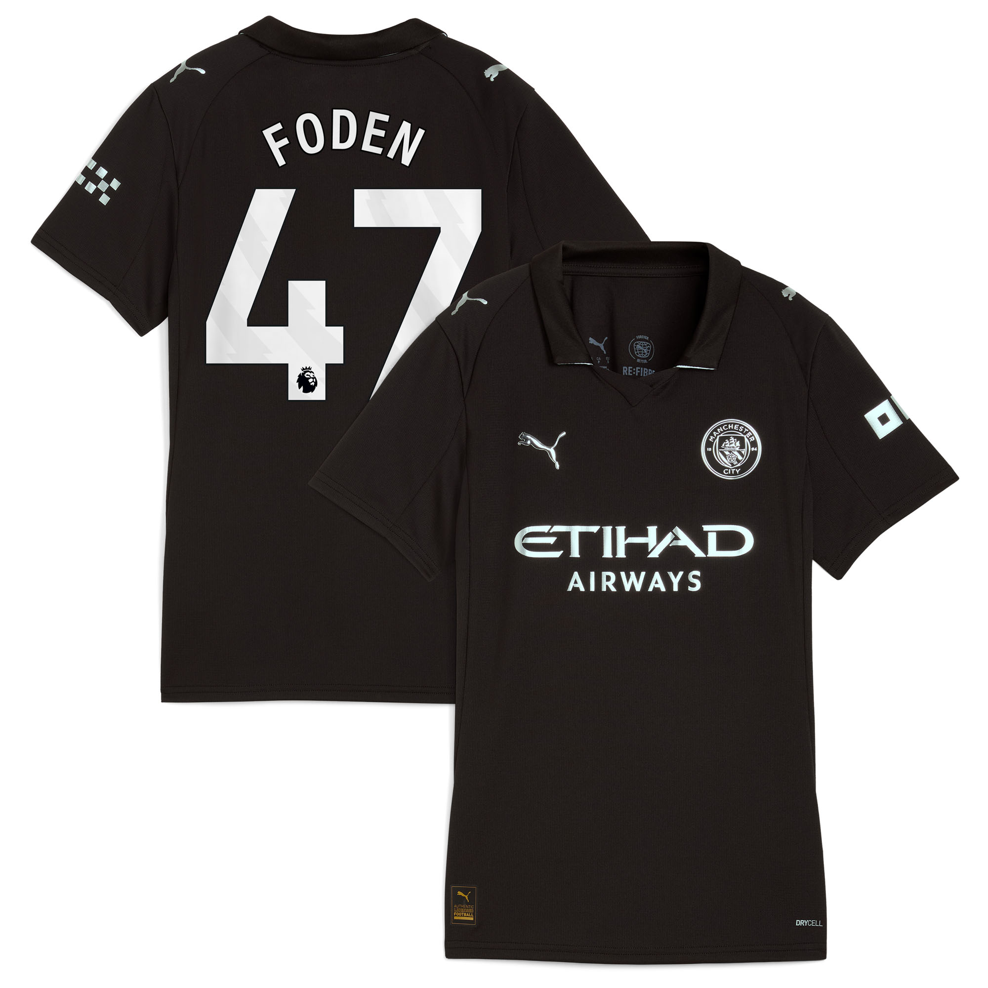 Manchester City PUMA Auswärtstrikot 2025-26 - Damen mit Aufdruck Foden 47 Image