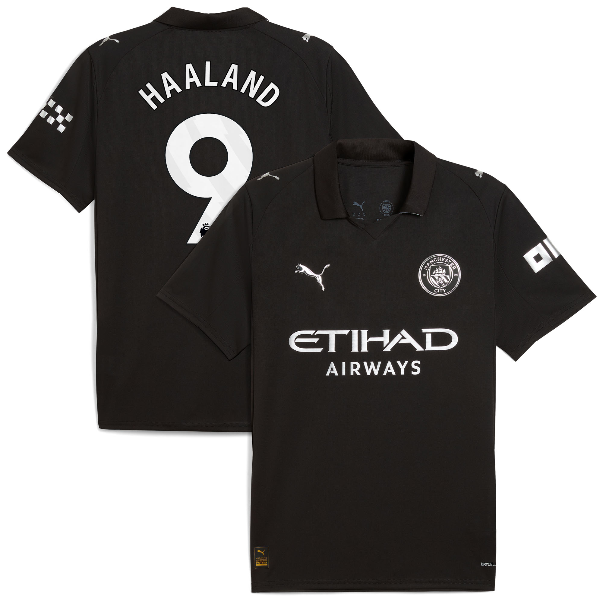 Manchester City PUMA Auswärtstrikot 2025-26 mit Aufdruck Haaland 9 Image