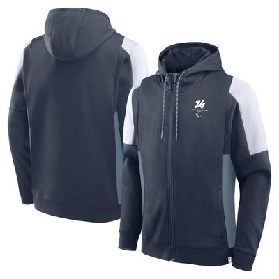 Milano Cortina 2026 Paralympics Full Zip Hoodie – Blau Image