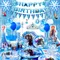 Frozen Birthday Decorations, 145 Stück Frozen Birthday Party Supplies – Frozen Plates Ballons Crown Wand etc Frozen Party Dekoration