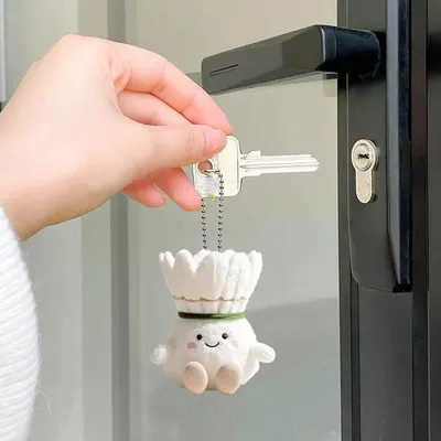 Cute Badminton Plush Doll Backpack Pendant Keychain Soft Badminton Plush Toy Pendant For Party Birthday Friend Gifts