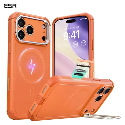 ESR for iPhone 17 Pro Magnetic Phone Cover Military-Grade Case with Stash Stand for iPhone 17 Pro Max&17 Air&17 Air