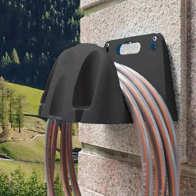 Wall Mounted Garden Hose Holder Durable Hose Hooks Water Hose Holding Garden Hose Hooks Hose Rack for Outside Water pipe storage