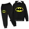 Batman- Felpe con cappuccio Set Abbigliamento per bambini Abbigliamento per ragazze Top Pantaloni Tute 4-14 anni Porte Abiti Felpe con cappuccio Maglione