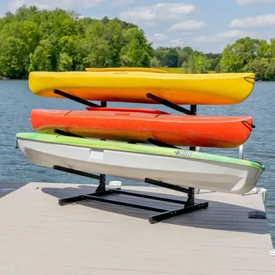 Canoe wall-mounted rack, surfboard display stand, rotatable kayak storage rack