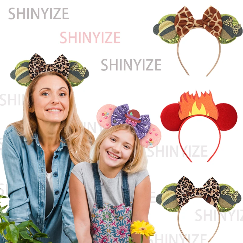Disney Fun Eltern-Kind-Haarbänder, niedliche Cartoon-Accessoires, Mädchen tragen exquisite Haarreifen, tägliche Party, Damen-Haar-Accessoires
