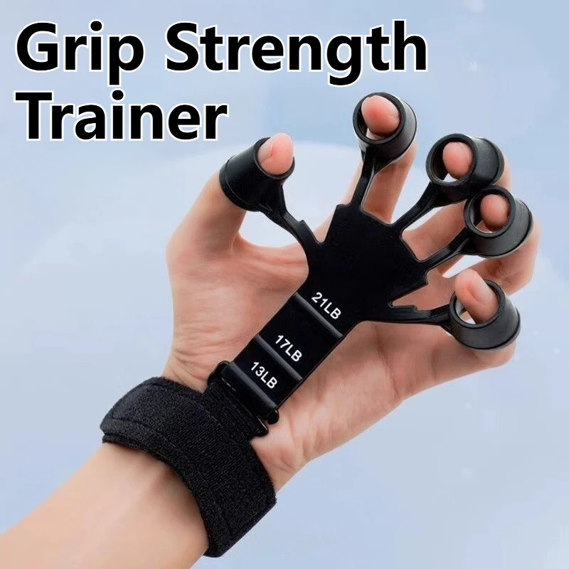 Griffkrafttrainer, doppelseitiger Fingertrainer und Handstärkungsgerät für die Handtherapie, Klettern – lindert Schmerzen bei Arthritis Image