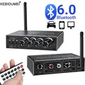 Ricevitore audio Bluetooth 6.0 Convertitore digitale-analogico Adattatore wireless stereo da 3,5 mm AUX RCA coassiale USB U-Disk Karaoke
