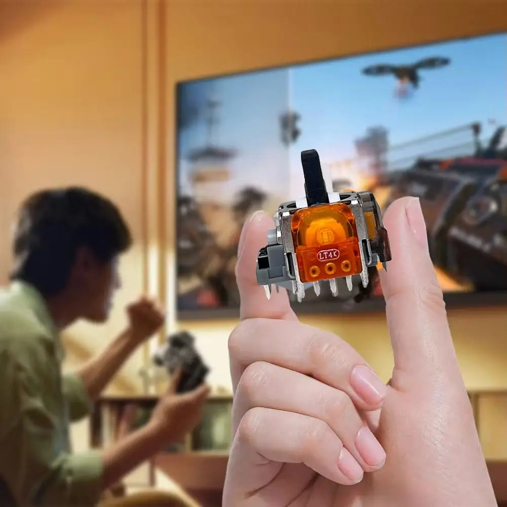 TMR Elektromagnetischer Joystick Gamepad Reparatur Ersatz Controller Rocker Carbon Film ThumbStick für PS5/PS4/Xbox/Switch Pro Image