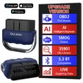 DA200 Batteria per auto Tester del sensore O2 Codice di guasto Cancella Strumenti diagnostici per auto Lettore di codici scanner AI OBD 2 compatibile con Bluetooth