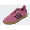 Sneaker ADIDAS ORIGINALS "GAZELLE INDOOR", Gr. 43, bliss pink, core schwarz, collegiate lila, Leder, Synthetik, sportlich, Schuhe