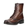 Schnürstiefelette GABOR "Gabor Stiefelette Nappaleder", Damen, Gr. 37, braun (mittelbraun), Nappaleder, casual, Schuhe