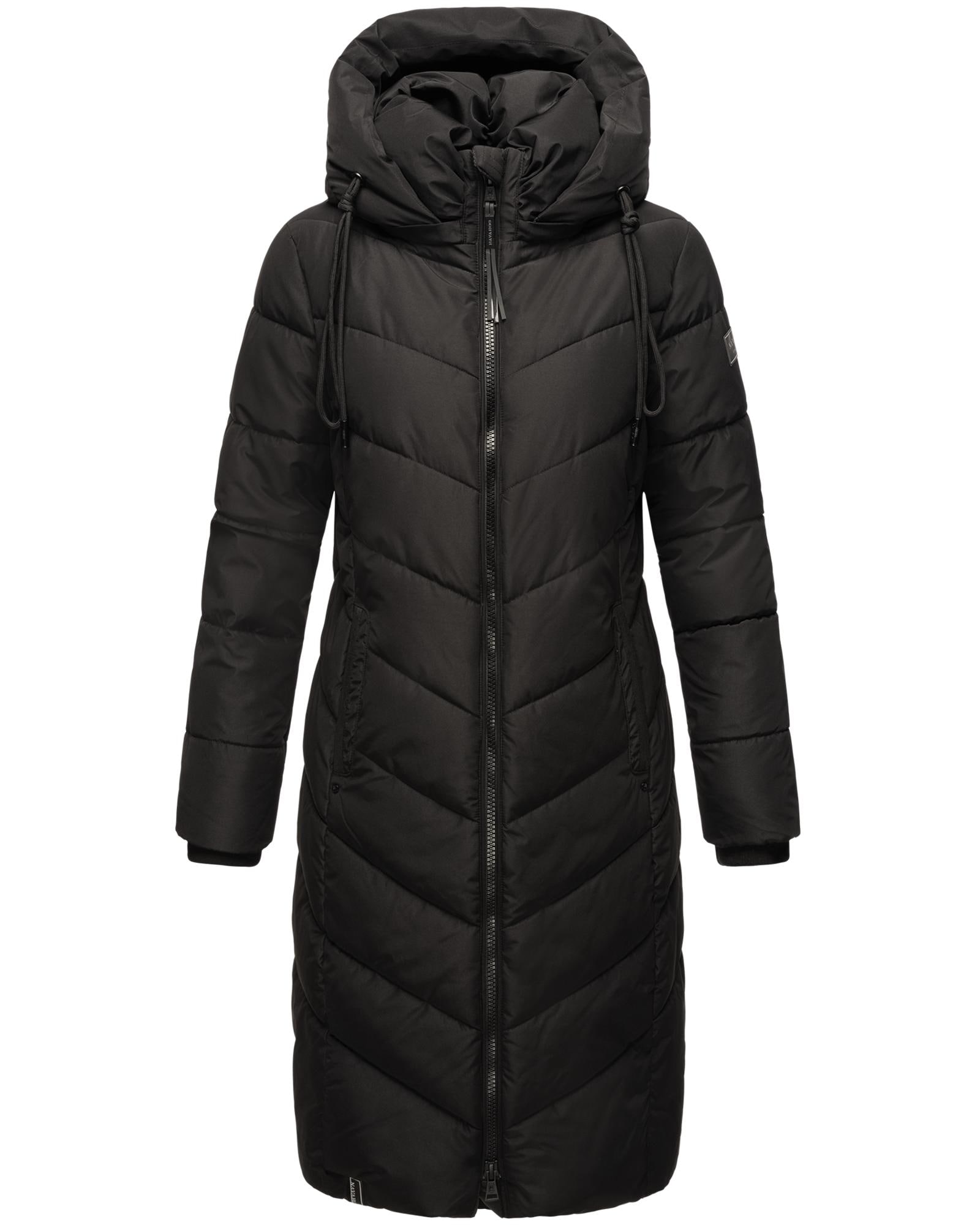 Steppmantel NAVAHOO "Sahnekatzii XIV", Damen, Gr. 6XL (52), schwarz, Oberstoff: 100% Polyester, Futter: 100% Polyester, Wattierung: 100% Polyester, Ärmelfutter: 100% Polyester, figurumspielend ca. Mitte Knie, hoch geschlossener Ausschnitt, Ärmel...